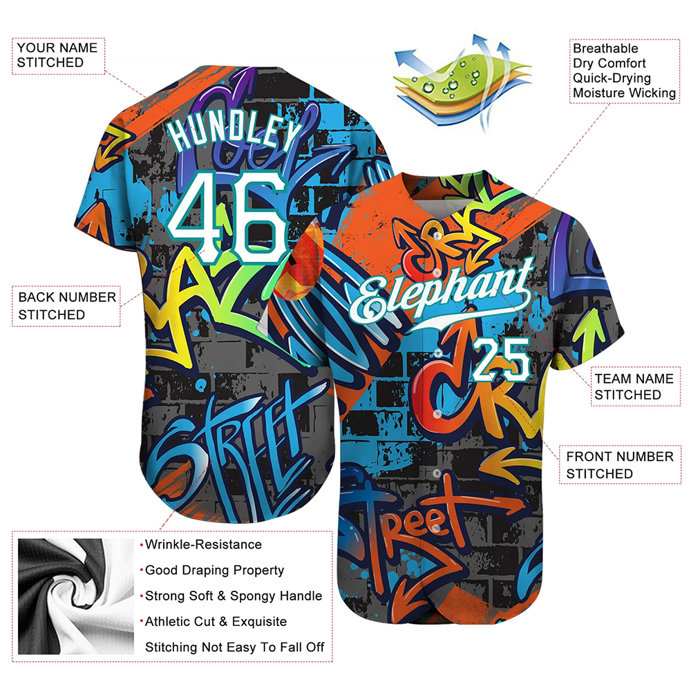 Sublimation Baseball Uniform Jersey Shirts